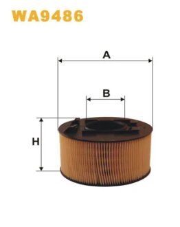 Фільтр повітряний WIX FILTERS WA9486