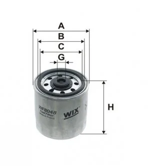 Фільтр паливний MERCEDES Sprinter, Vito; SSANGYONG (WIX) WIX FILTERS WF8048