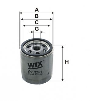 Фільтр топл. (вир-во WIX-Filtron) /PP932 WIX FILTERS WF8121