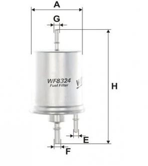 Фільтр топл. Audi (WIX-Filtron) / PP836 / 5 WIX FILTERS WF8324