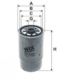 Фільтр топл. (WIX-Filtron) /PP968/4 WIX FILTERS WF8329