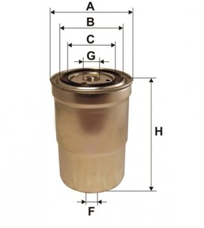 Фільтр топл. (вир-во) PP856/1/ WIX FILTERS WF8341 (фото 1)