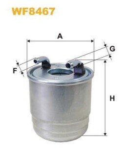 ФІЛЬТР ПАЛИВА WIX FILTERS WF8467