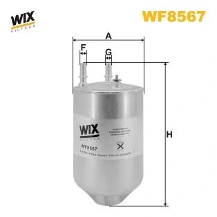 Паливний фільтр WIX FILTERS WF8567