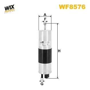 Фільтр паливний WIX FILTERS WF8576