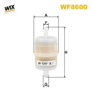 Фільтр палива WIX FILTERS WF8600
