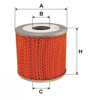 Фільтр масляний FORD Transit (вир-во Wix-Filtron) OM515/ WIX FILTERS WL7035