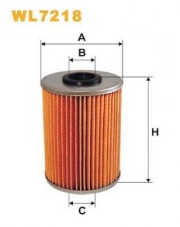 Фільтр оливи WIX FILTERS WL7218