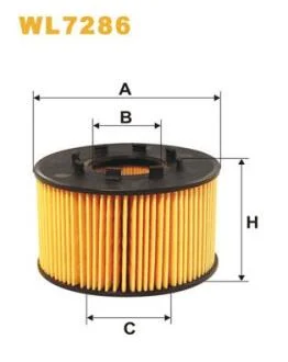 Фільтр масляний FORD Mondeo, Transit (WIX) WIX FILTERS WL7286