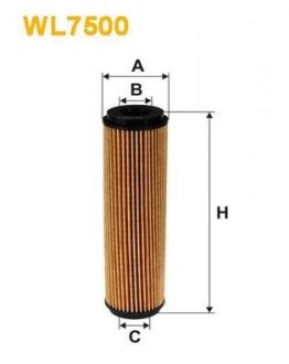 Фільтр оливи WIX FILTERS WL7500 (фото 1)