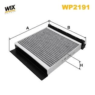 Фільтр салону вугільний WIX FILTERS WP2191