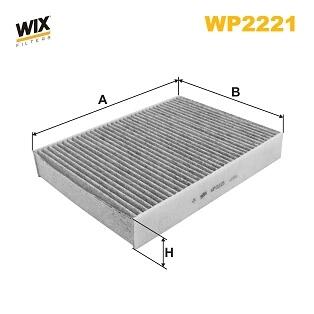 Фото фільтр салону WIX FILTERS WP2221 Фільтр салону WIX FILTERS WP2221