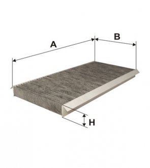 Фільтр салону MB A-CLASSE (W169) 04-12, B-CLASSE (W245) 05-11 вугільний (вир-во WIX-FILTERS) WIX FILTERS WP9267