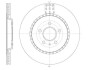 Диск тормозной задний (кратно 2) (Remsa) Audi A4 A5 09>, A6 A7 A8 11>, Q5 WOKING D6149210 (фото 1)