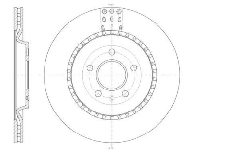 Диск тормозной задний (кратно 2) (Remsa) Audi A4 A5 09>, A6 A7 A8 11>, Q5 WOKING D6149210