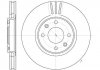 Диск тормозной PSA Berlingo Partner II 08> / C4 I II / 207 207+ / 307 308 / 2008 WOKING D660410 (фото 1)