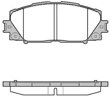 Колодки тормозные дисковые передние Lexus Ct (zwa10_) 1.8 10-,Toyota Prius 1.8 0 WOKING P1324310