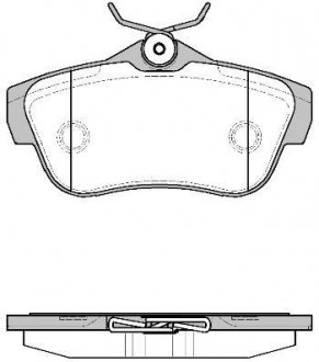 Колодки тормозные дисковые PSA Jumpy Expert II 07> / задн (P13993.00) WOKING P1399300