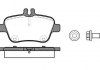 Колодки тормозные дисковые MB A 04>12 13>18 B 11>18 GLA 13> / задн (P15773.00) W WOKING P1577300 (фото 1)