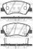 Колодки тормозные дисковые передние Hyundai I20 1.1 14-,Hyundai I20 1.2 14- (P15 WOKING P1588302 (фото 1)