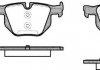 Колодки тормозные дисковые BMW 3e90 / задн (P2813.70) WOKING P281370 (фото 1)