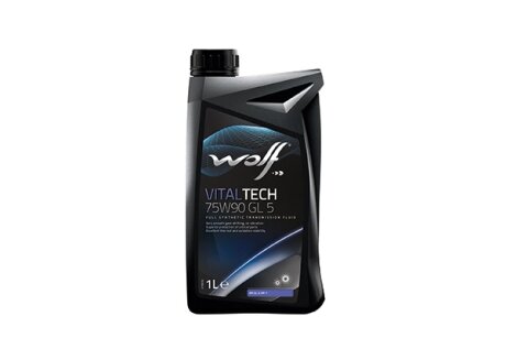 Олива трансміссійна VitalTech GL-5 75W-90, 1 л WOLF 8303906