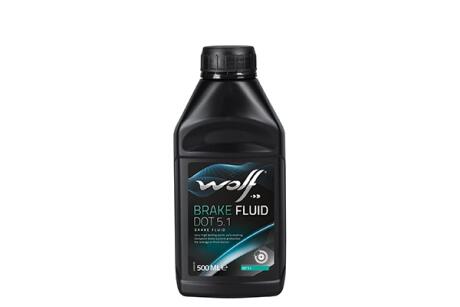 Жидкость тормозная DOT5 0,5 литра WOLF 8308208