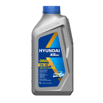 Масло ДВС 5W-40 HYUNDAI диз DPF, D800 SN Plus, ACEA C3-16, 1л, синт Xteer 1011223