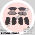 Колодки гальмівні дискові комплект ZIMMERMANN 235811902 (фото 1)