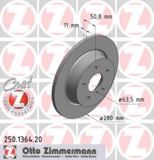 Диск гальмівний ZIMMERMANN 250.1364.20