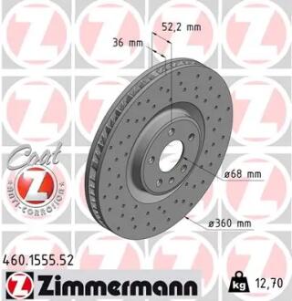 Автозапчастина ZIMMERMANN 460155552