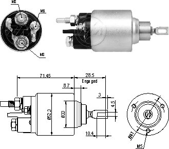 Реле втягуюче стартера ZM ZM1379