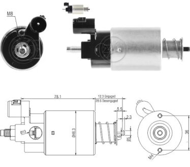 Реле втягуюче стартера ZM ZM4665